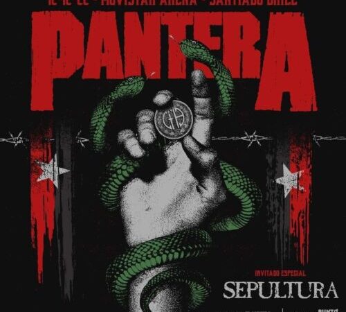 Pantera se cambia al Movistar Arena y suma a Sepultura