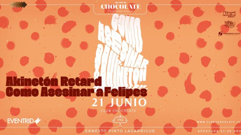Fusión y sicodelia: Akinetón Retard y Como Asesinar a Felipes se presentan este 21 de junio en Club Chocolate