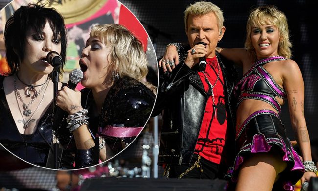 VIDEO: Miley Cyrus se presentó en el Superbowl 2021 junto a Billy Idol y Joan Jett