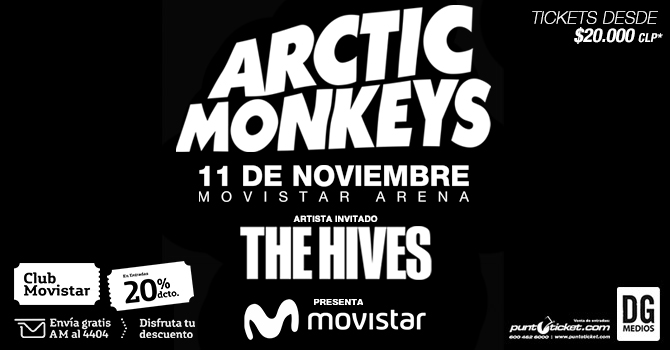 Se confirman a los suecos de The Hives junto a Arctic Monkeys en Chile
