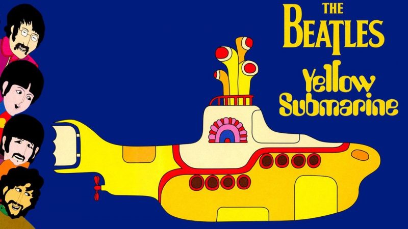 The Beatles transmitirán en linea su película animada «Yellow Submarine» esta semana