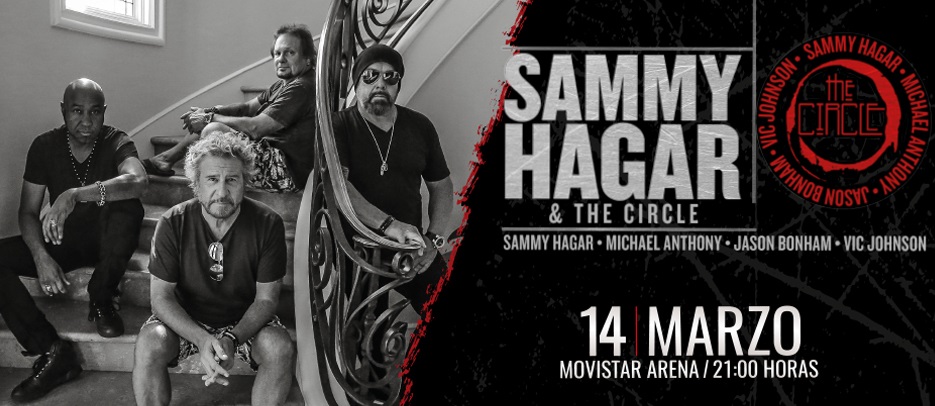 Concurso: Gana entradas para Sammy Hagar en Chile junto a The Circle
