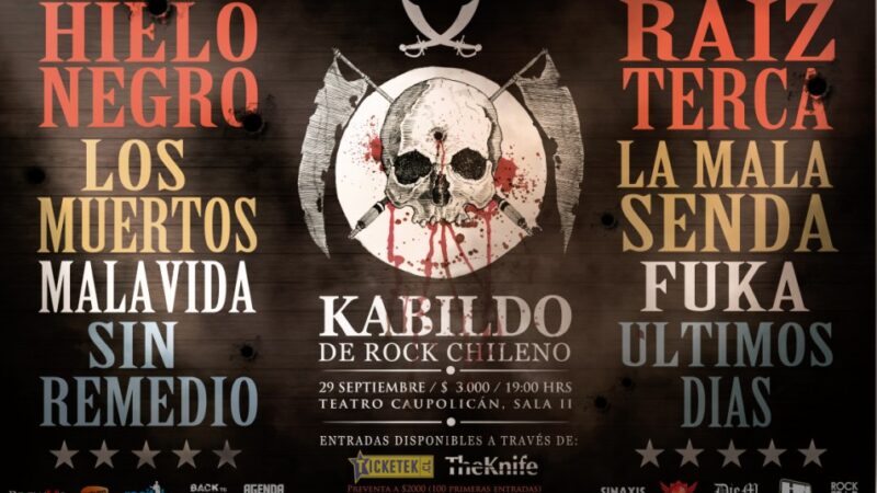 Detalles del primer Festival Kabildo de Rock Chileno