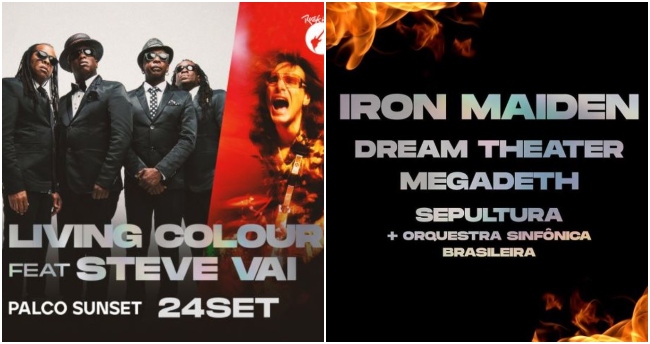 Desde Iron Maiden, Megadeth a Steve Vai y Living Colour: revisa los confirmados para Rock in Rio 2021
