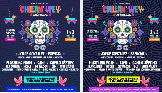 Chilean Wey: Versión de festival latino en Chile fija fechas definitivas en Santiago y Talcahuano