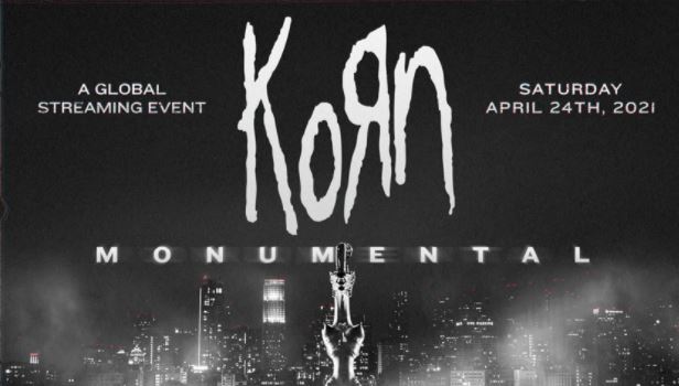 «Korn Monumental»: la banda realizará un espectacular show en streaming con material poco antes tocado en vivo