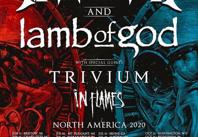 Megadeth, Lamb of God, Trivium e In Flames anuncian masivo tour juntos