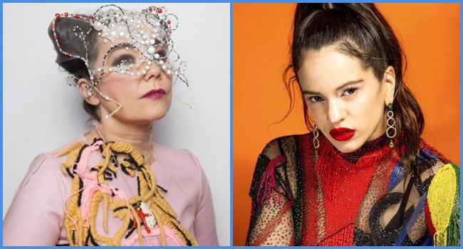 Björk anuncia colaboración con Rosalía con fines benéficos