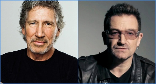 Roger Waters tilda a Bono de «repugnante» y «una mierda» por ‘defender la causa sionista’ en Gaza