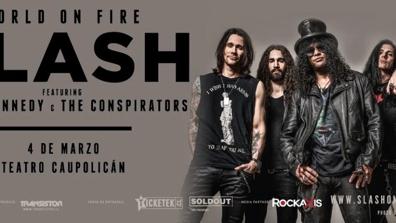 Slash regresa a Chile en marzo 2015