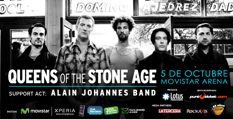 Alain Johannes Band abrirá el show de Queens of the Stone Age en Chile