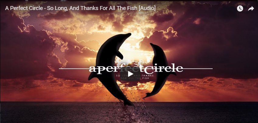 Cancionero Rock: «So Long, and Thanks for All the Fish» – A Perfect Circle (2018)