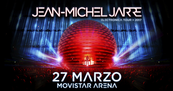 Jean-Michel Jarre se presenta el 27 de marzo en Movistar Arena