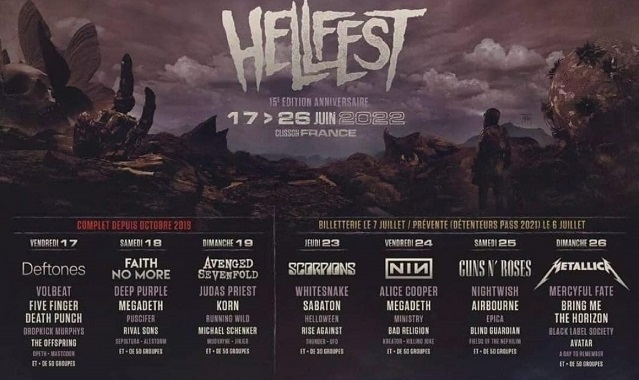 Hellfest 2022: Cómo ver uno de los festivales más importantes del año en rock y metal