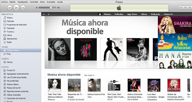 iTunes Store ya está disponible en Chile y Latinoamérica