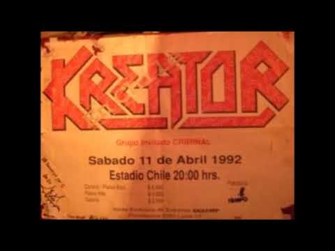 NR En Vivo: Kreator y el inicio de su amor por Chile. Estadio Chile, 1992