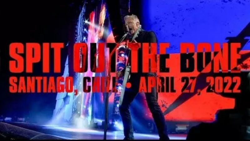 «Spit Out the Bone»: Metallica publica video de su concierto en Chile
