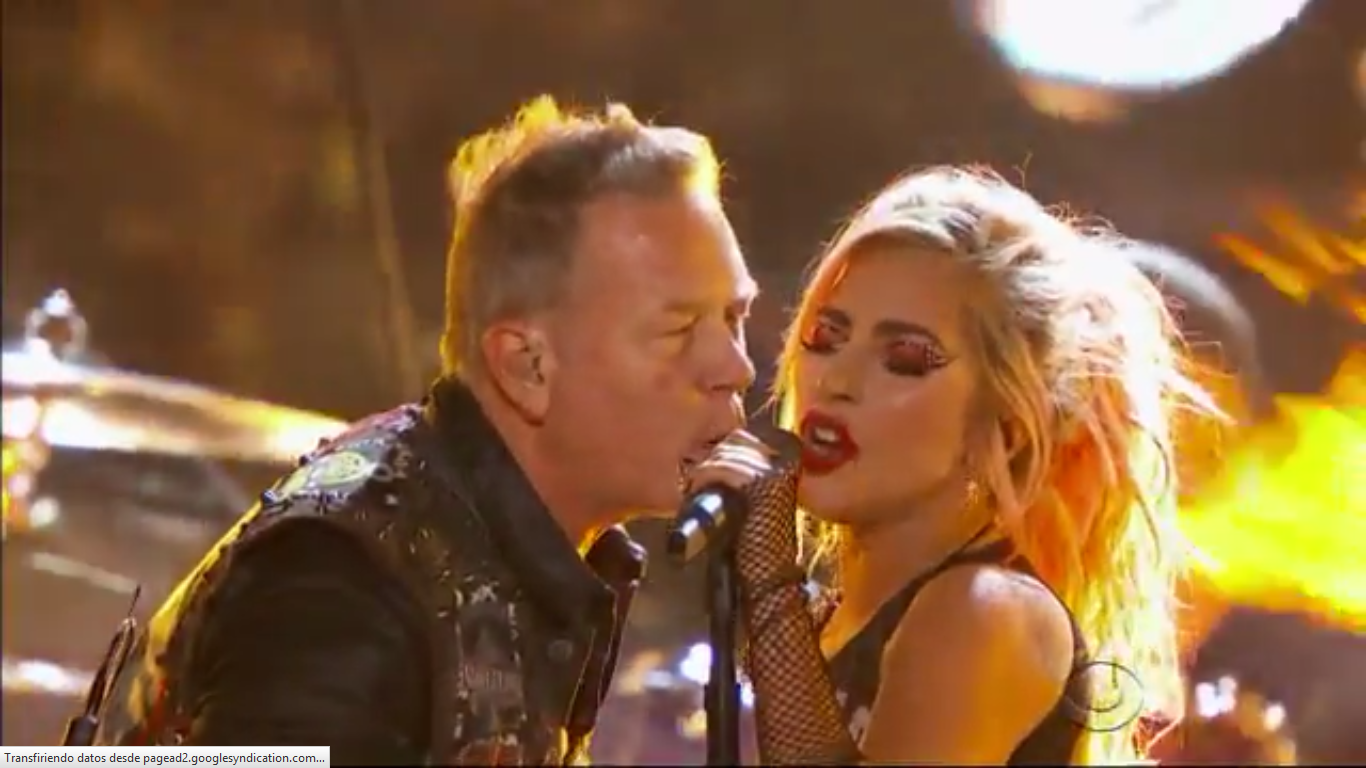 VIDEO: Mira a Metallica y Lady Gaga compartiendo escenario en los Grammy’s 2017