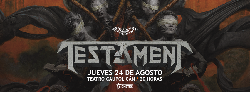 Testament y Nile estarán juntos en agosto para un show en el Teatro Caupolicán