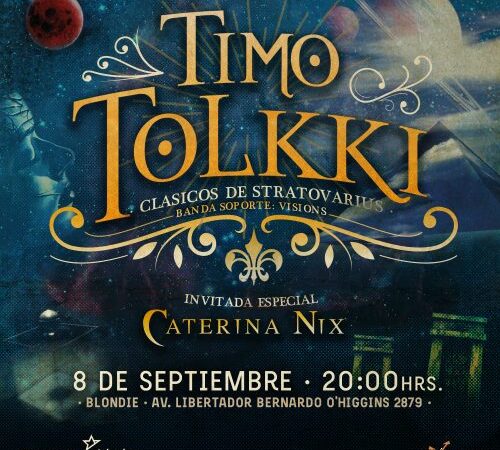Timo Tolkki llegará a Chile para presentar los clásicos de Stratovarius