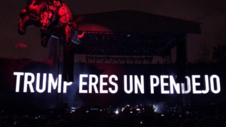 «Trump, eres un pendejo», el video anti-Trump que compartió Roger Waters de su show en México