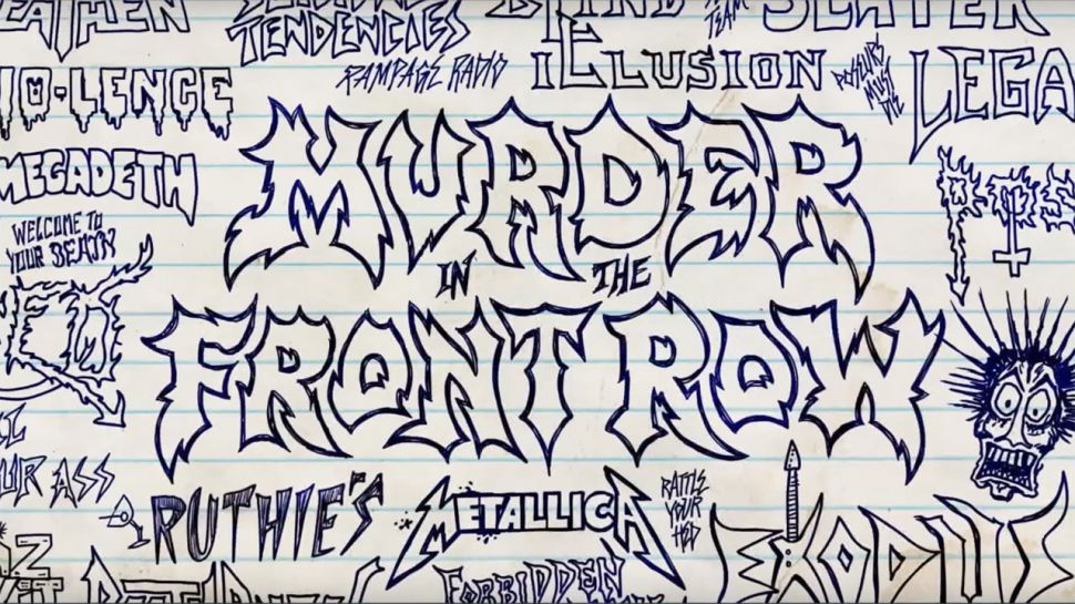Murder in the Front Row: Llega un nuevo documental del Thrash americano protagonizado por Metallica, Megadeth, Slayer y más