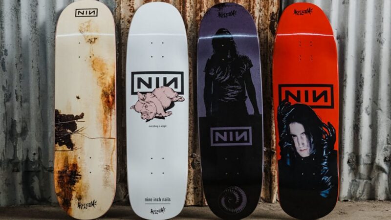 Nine Inch Nails lanza línea de tablas de skate inspiradas en su álbum The Downward Spiral