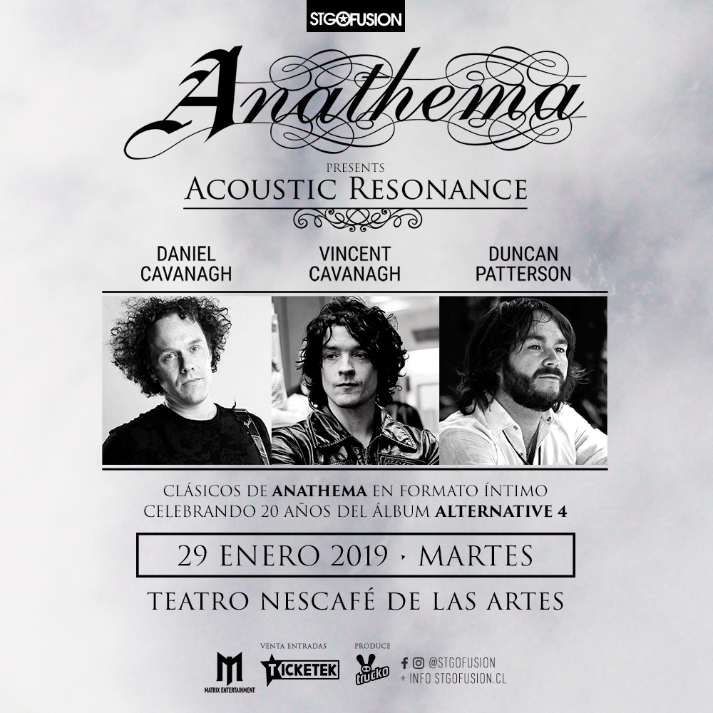 Anathema regresa a Chile para celebrar los 20 años de «Alternative 4»
