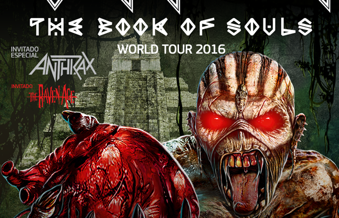 Confirmado: Iron Maiden y Anthrax juntos en Chile en 2016