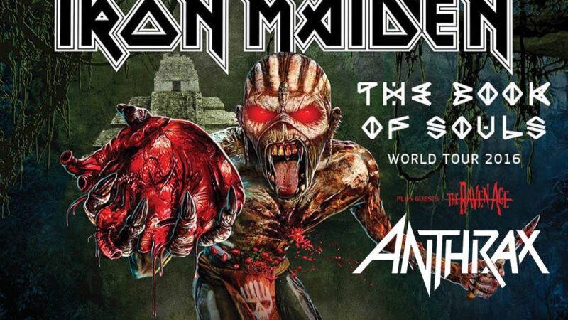 Anthrax confirman ser los acompañantes de Iron Maiden en su gira latinoamericana