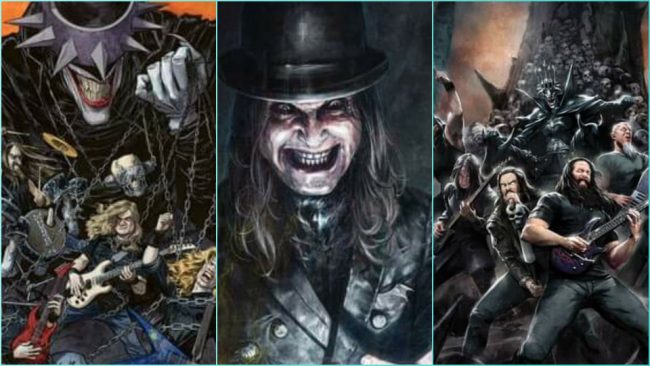 Ozzy, Dream Theater, Megadeth, Ghost y más llegarán a las portadas de DC cómics en una nueva serie de Dark Nights: Death Metal – Band Edition