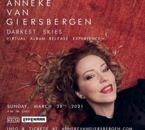 Anneke Van Giersbergen realizará show en streaming presentando su nuevo álbum