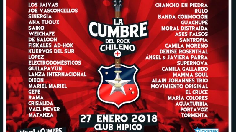 La Cumbre del Rock Chileno anuncia su cartel definitivo, revísalo acá