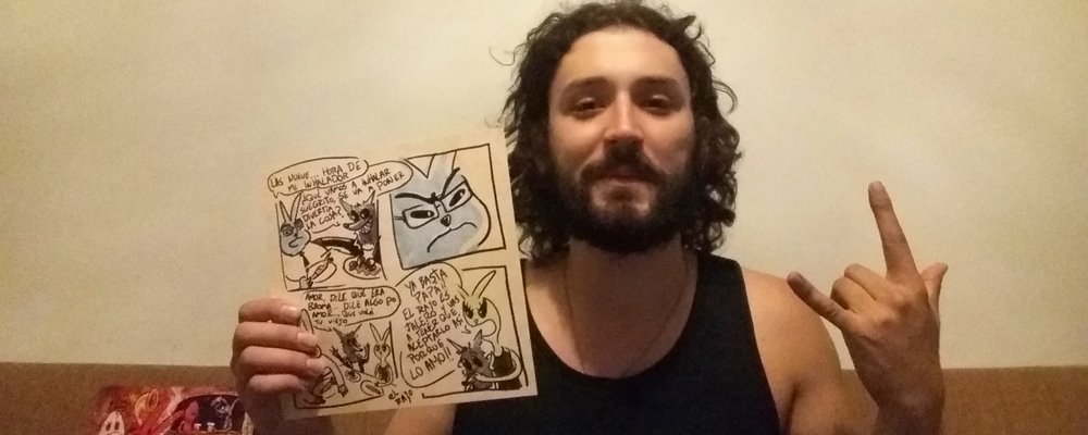 Entrevista con Esteban Nogara, creador del cómic El Rayo: «Me gusta que mi personaje ayude a mantener viva la llama del rock chileno»