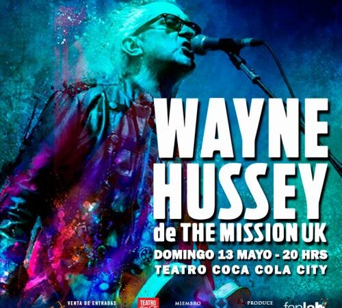 Wayne Hussey, la voz de The Mission agenda show en Chile