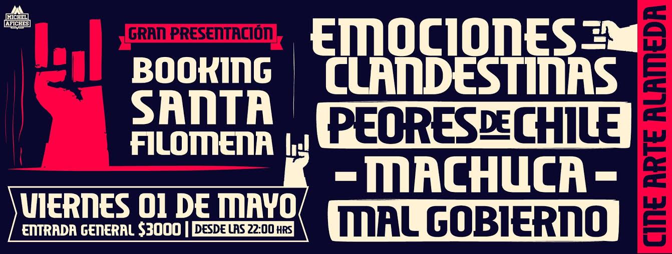 Machuca, Emociones Clandestinas, Los Peores de Chile y más en vivo en lanzamiento de nueva agencia de artistas nacionales