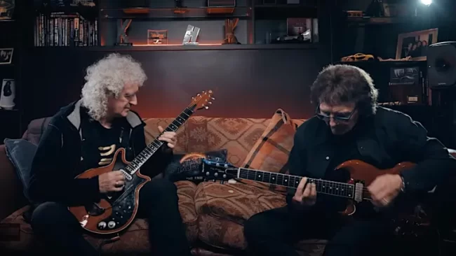 Brian May y Tony Iommi se reencuentran a través de la historia de «Paranoid» de Black Sabbath