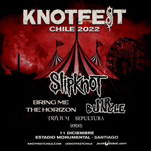 Confirmado: Slipknot y Mr. Bungle llegan a Chile en primera edición del Knotfest en nuestro país