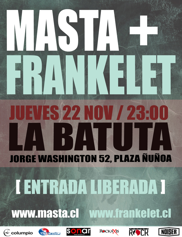 Masta + Frankelet en La Batuta este jueves 22
