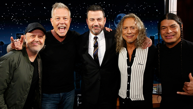 Mira a Metallica tocar «Lux Aeterna» y «Holier Than Thou» en Jimmy Kimmel Live!