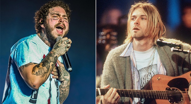 VIDEO: Así fue el tributo a Nirvana de Post Malone y Travis Barker