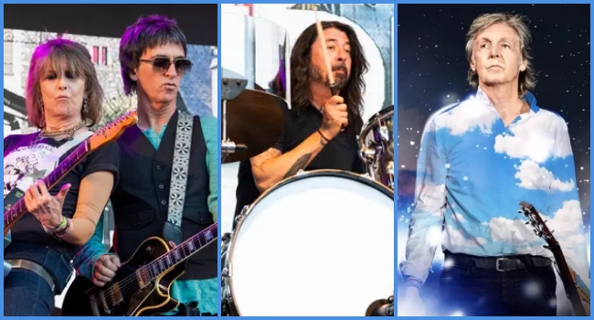 The Pretenders reunió a Dave Grohl, Paul McCartney y Johnny Marr en Glastonbury