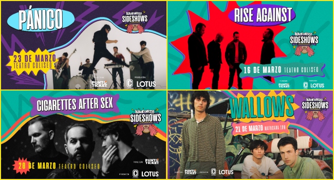 Lollapalooza 2023 anuncia sideshows: Rise Against, Panico, Cigarettes After Sex, Wallows y más