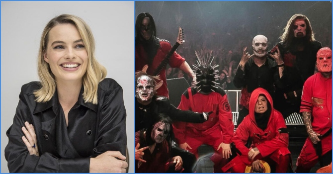 Margot Robbie defiende a Slipknot y el metal en programa de TV británico