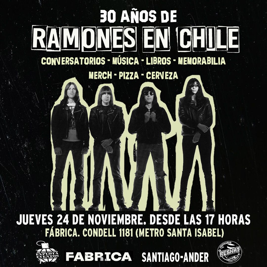 Celebración punk: ¡30 años de Ramones en Chile!