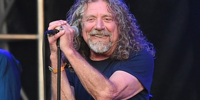 Robert Plant archiva toda su música y le ha dicho a sus hijos que lo liberen gratis cuando él muera