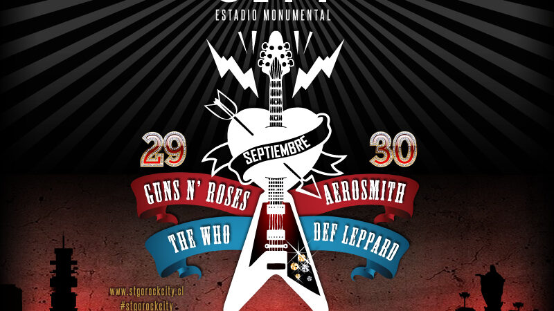 Aerosmith, Guns N’ Roses, Def Leppard y The Who en Chile: Confirmado el Stgo Rock City
