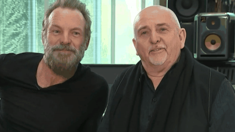 Peter Gabriel y Sting se refieren a la importancia de defender los Derechos Humanos en Chile en la próxima elección