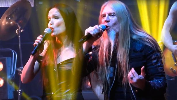 Así fue el épico reencuentro entre Tarja Turunen y Marco Hietala (ex- Nightwish)