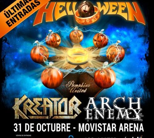 Helloween y Kreator grabarán su concierto en Chile